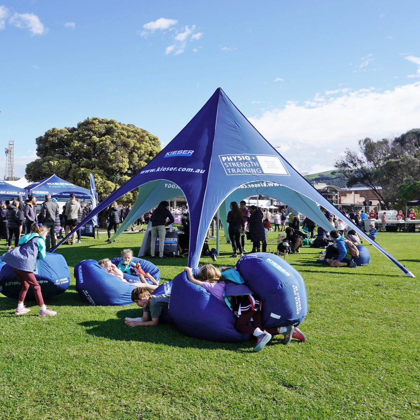 20ft Single Pole Custom Star Shade | Star Tents