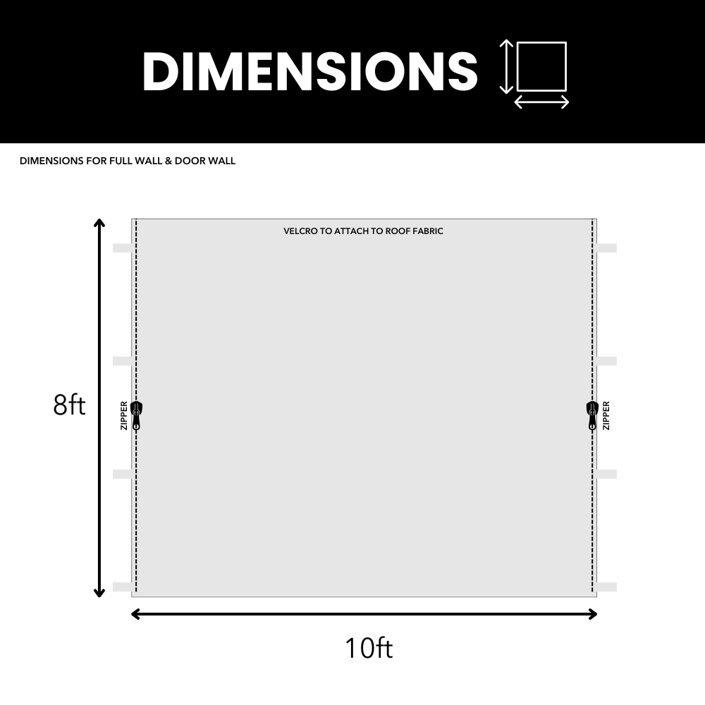 10' x 10' Wall Kit | X4 X-TREK (Walls Only)