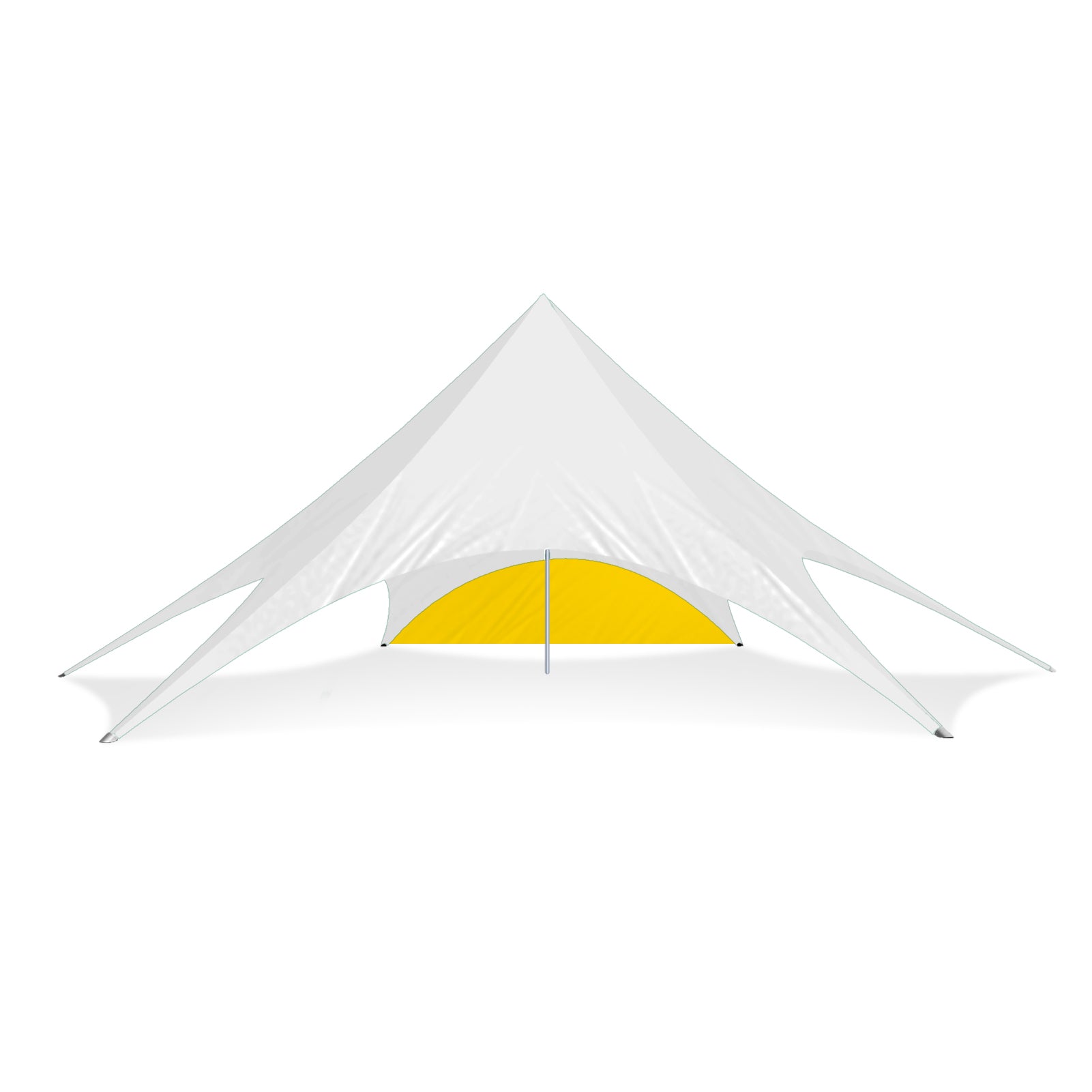 46ft Star Shade Wall | Star Tents