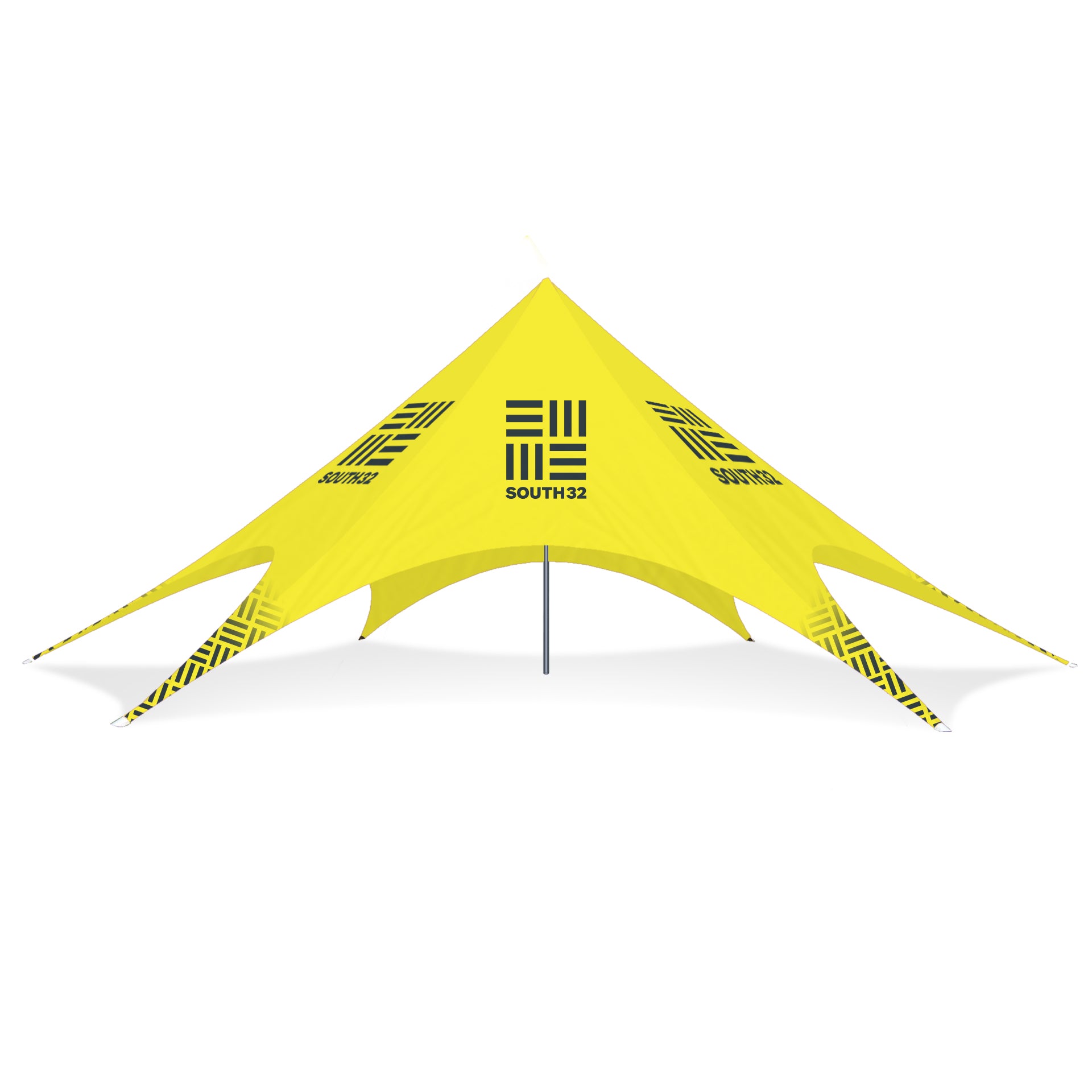 52ft Single Pole Custom Star Shade | Star Tents