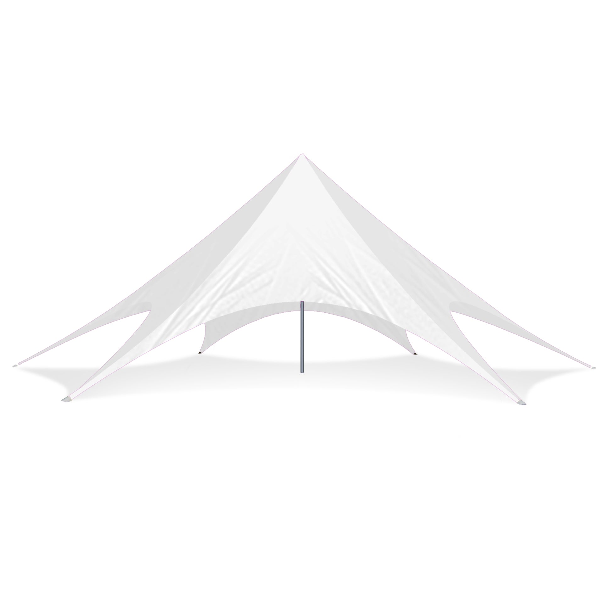 52ft Single Pole Star Shade | Star Tents