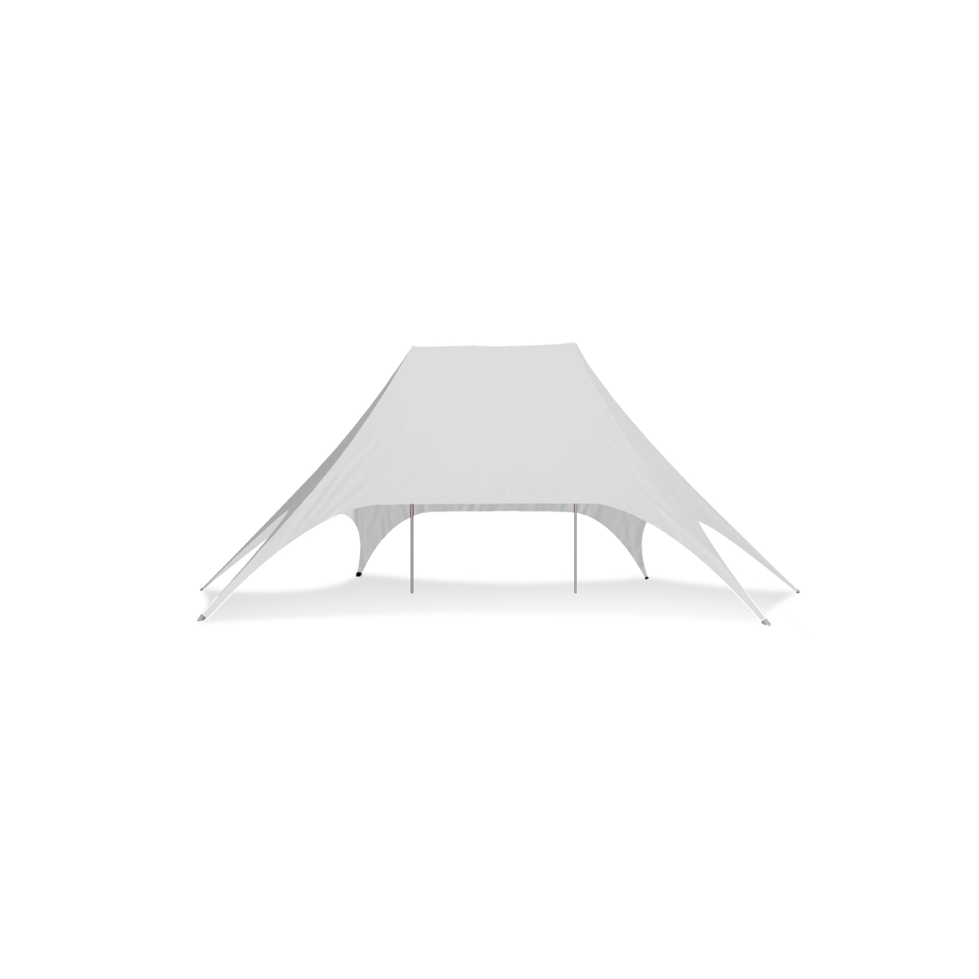 54ft x 34ft Double Pole Star Shade | Star Tents