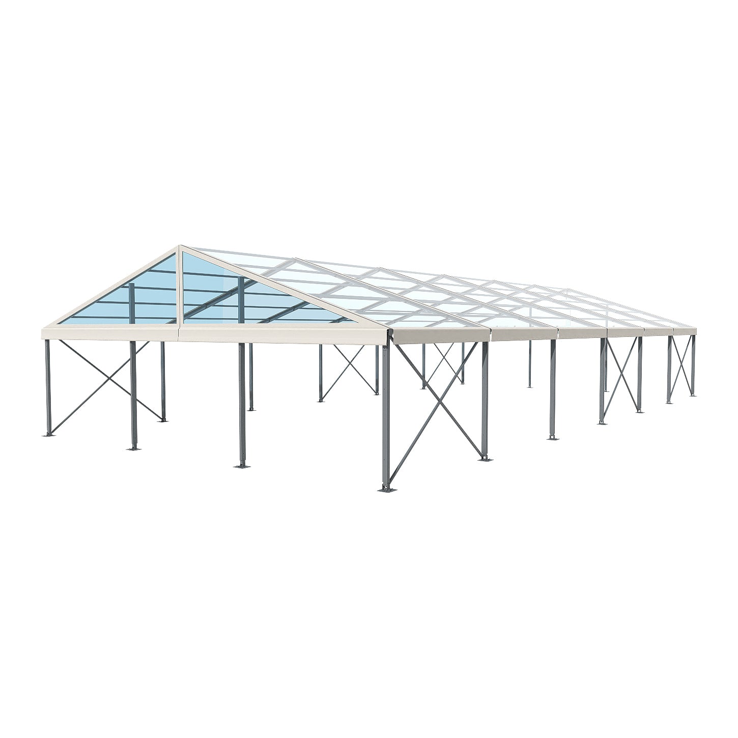 Crest Tent 50' Wide | Clear Span A Frame