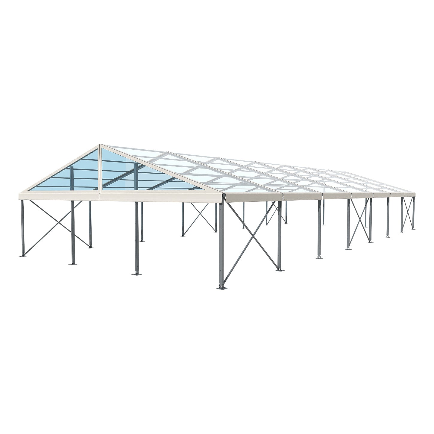 Crest Tent 50' Wide | Clear Span A Frame