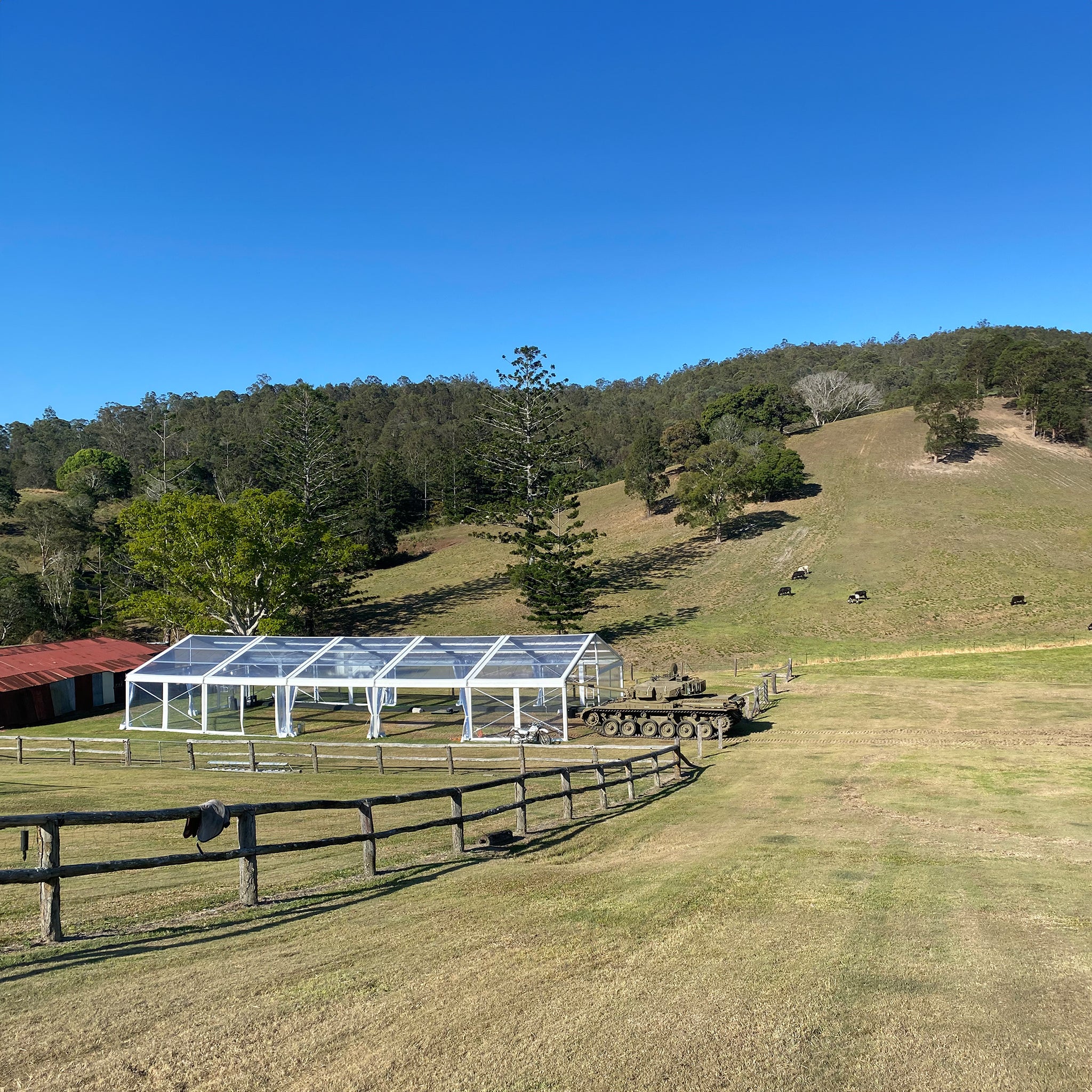 Crest Tent 40' Wide | Clear Span A Frame