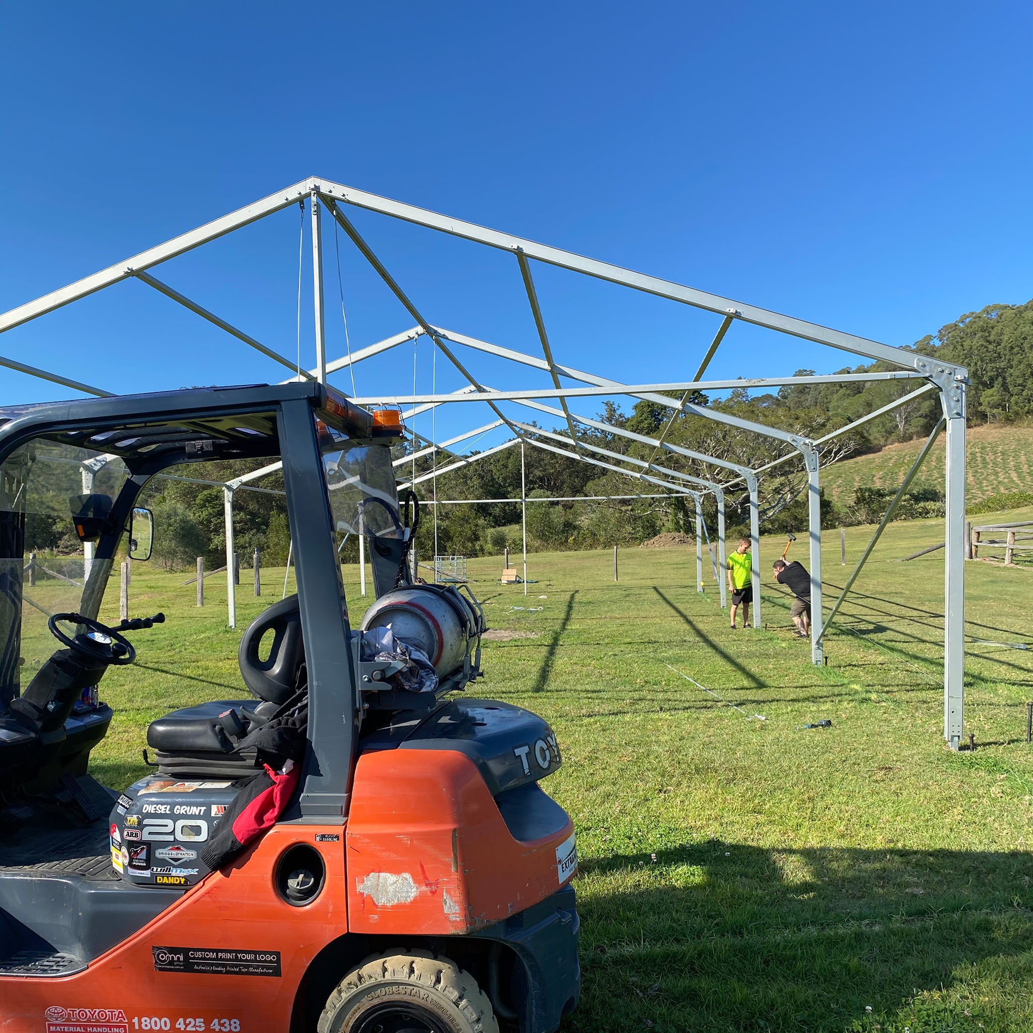 Crest Tent 40' Wide | Clear Span A Frame