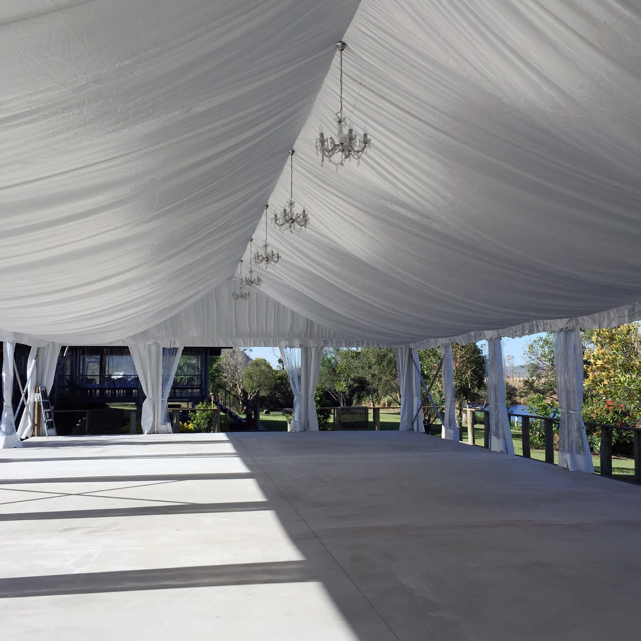 Crest Tent 30' Wide | Clear Span A Frame