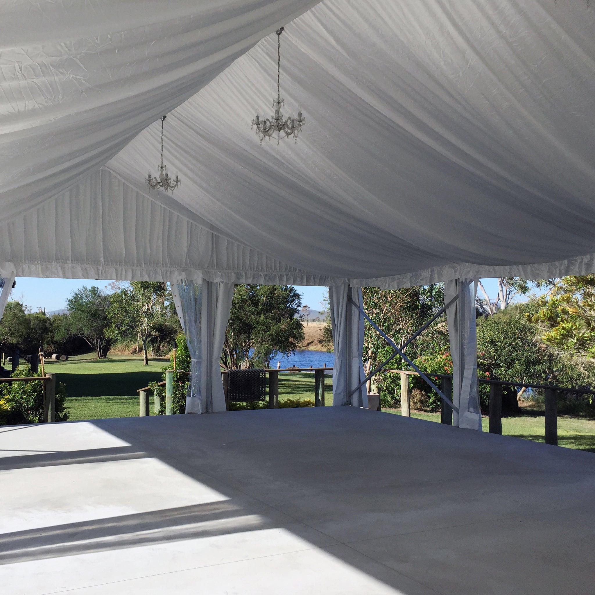 Crest Tent 30' Wide | Clear Span A Frame