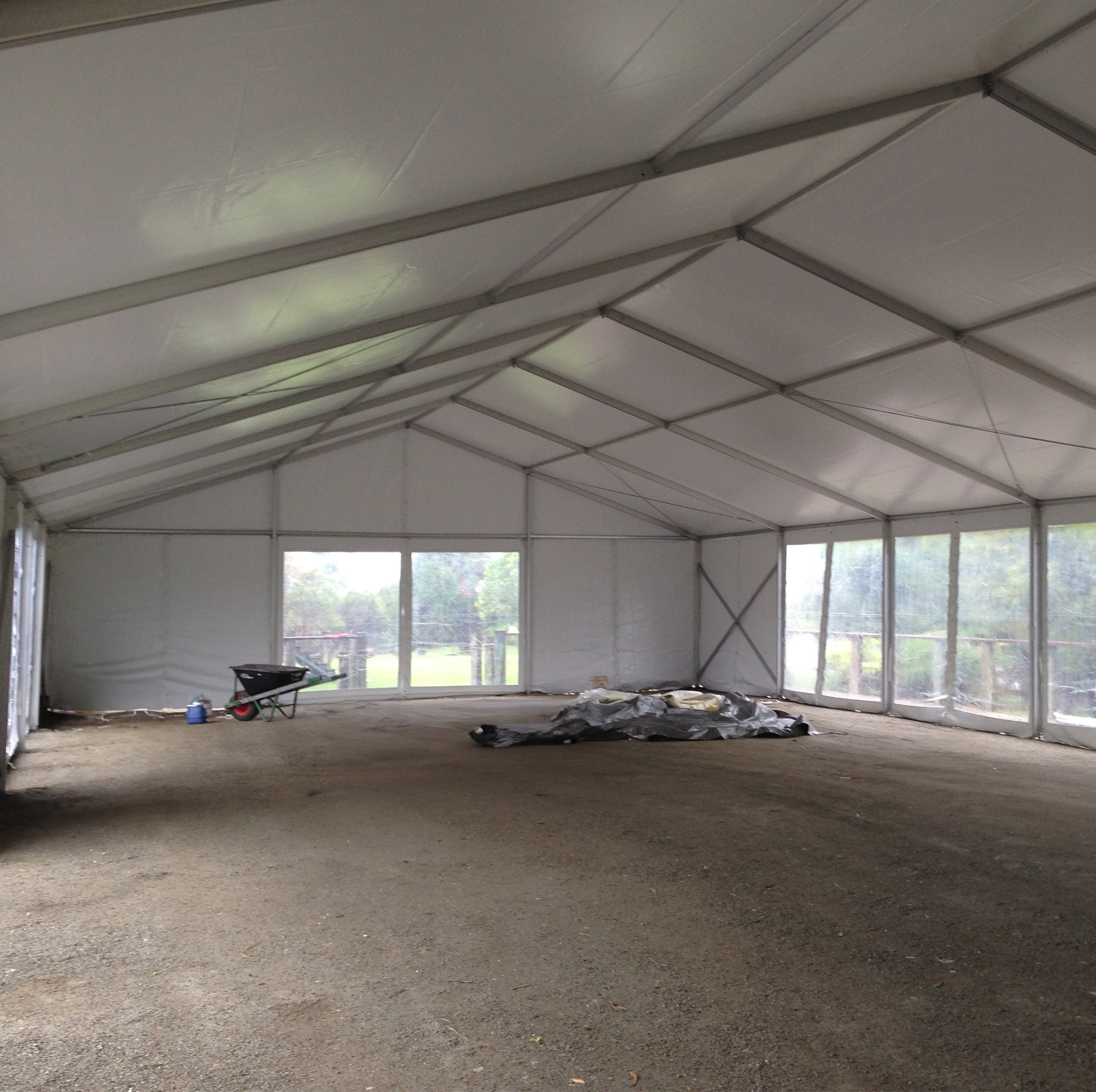 Crest Tent 30' Wide | Clear Span A Frame