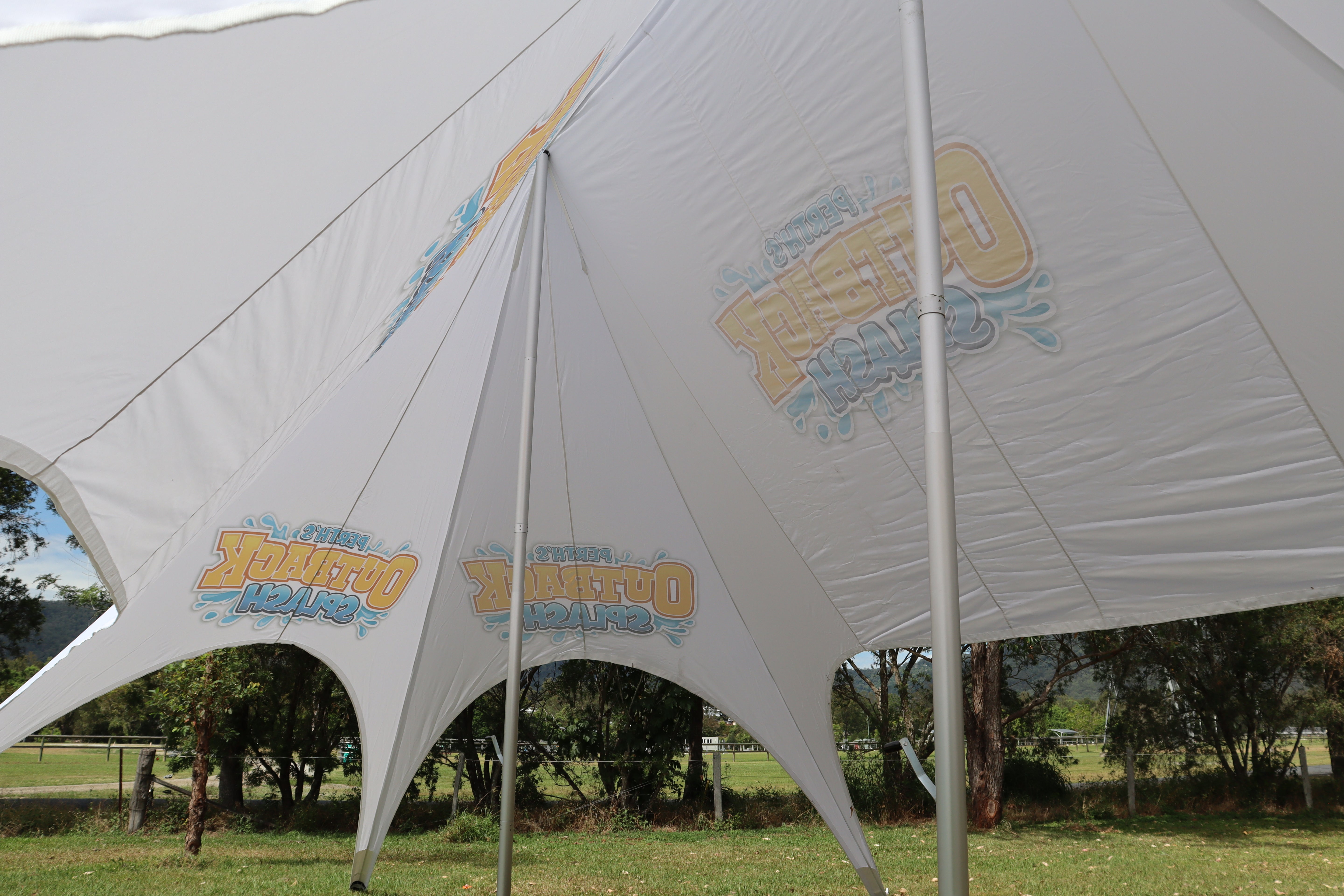 44ft x 28ft Double Pole Custom Star Shade | Star Tents