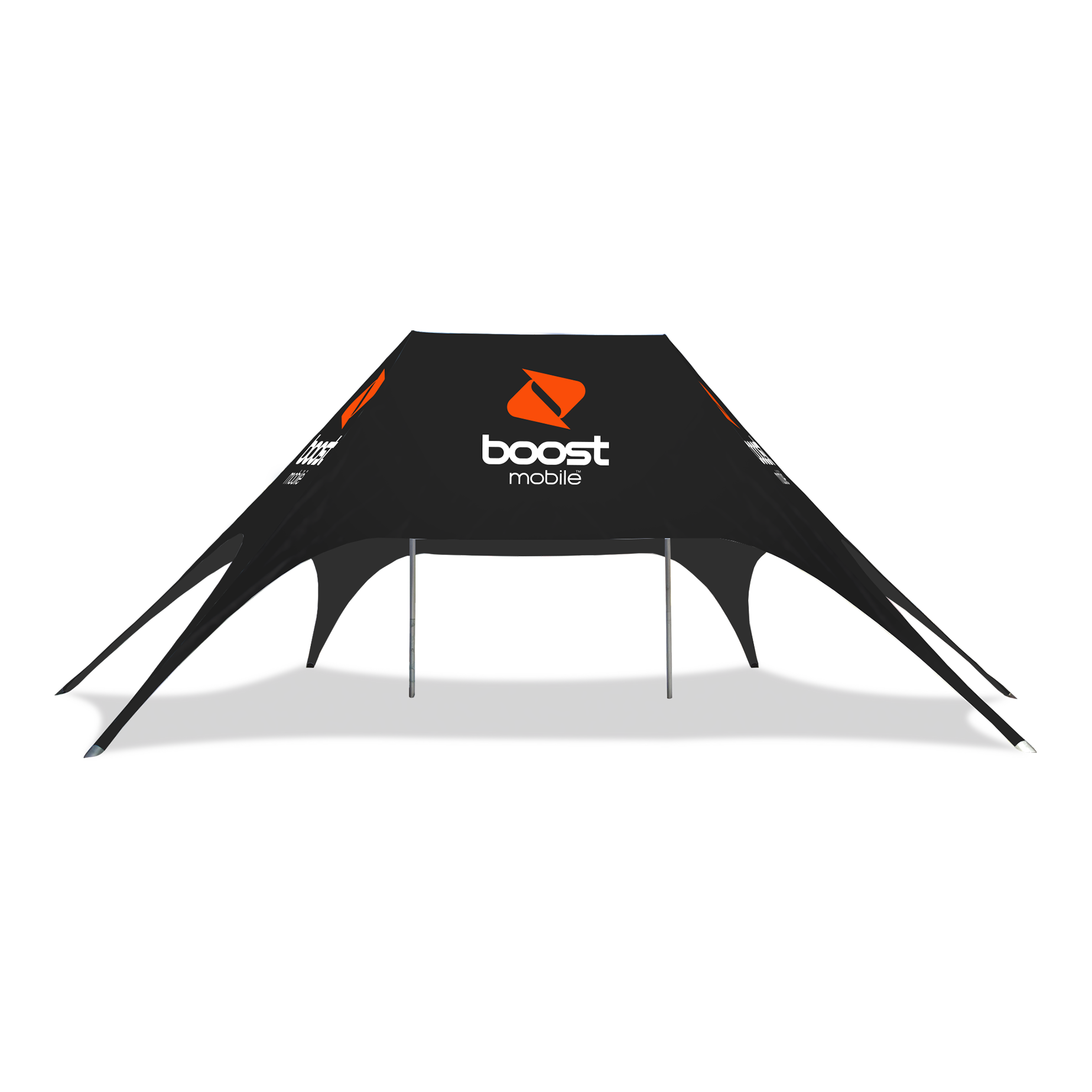 62ft x 39ft Double Pole Custom Star Shade | Star Tents