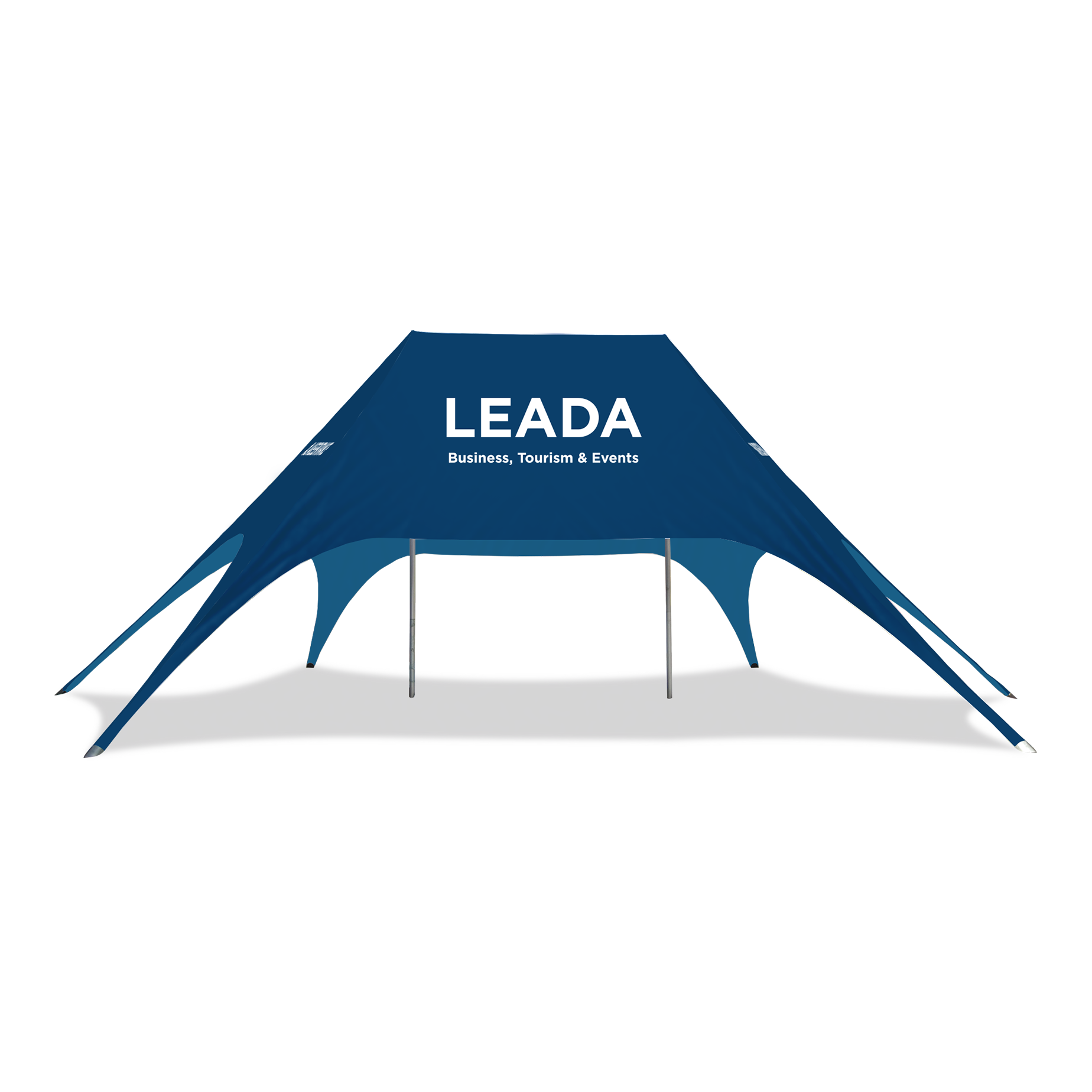 44ft x 28ft Double Pole Custom Star Shade | Star Tents