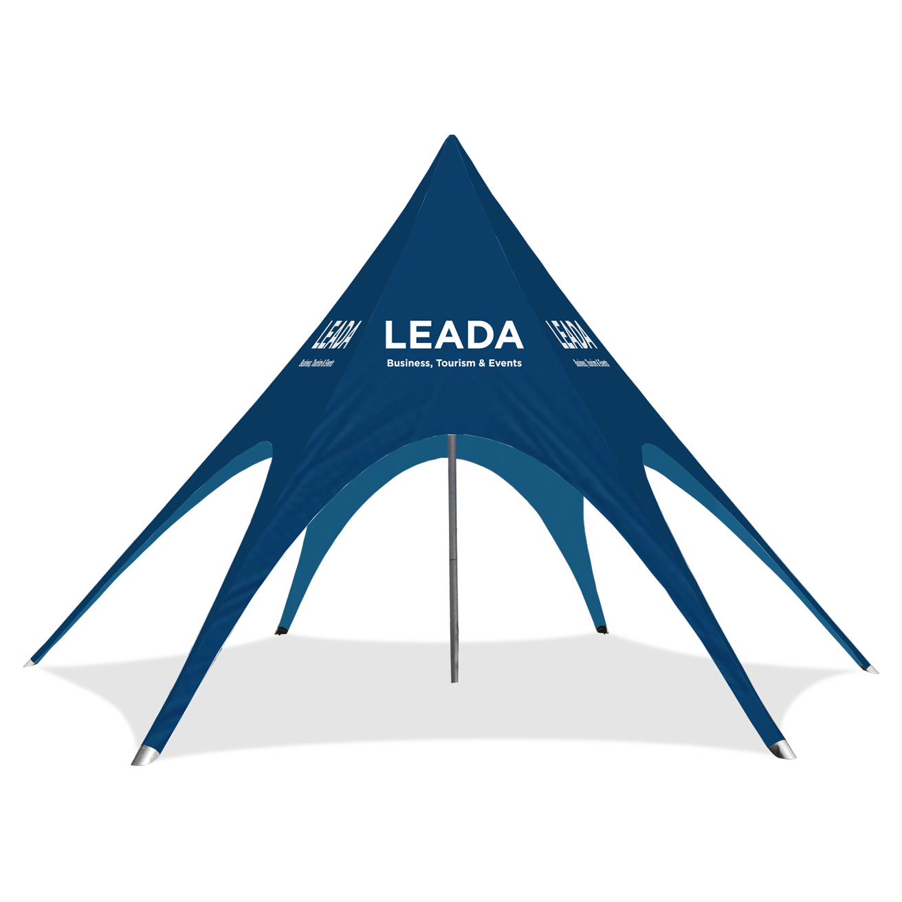 20ft Single Pole Custom Star Shade | Star Tents