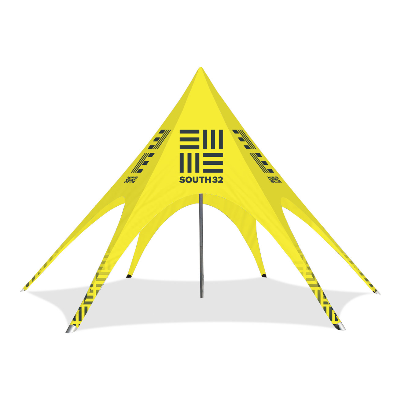 52ft Single Pole Custom Star Shade | Star Tents