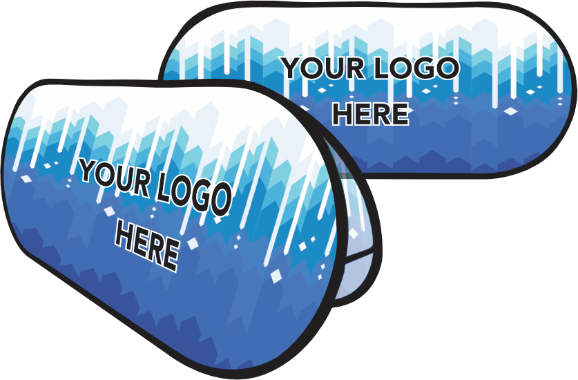 Oval Pop Banners - Promotional Signage