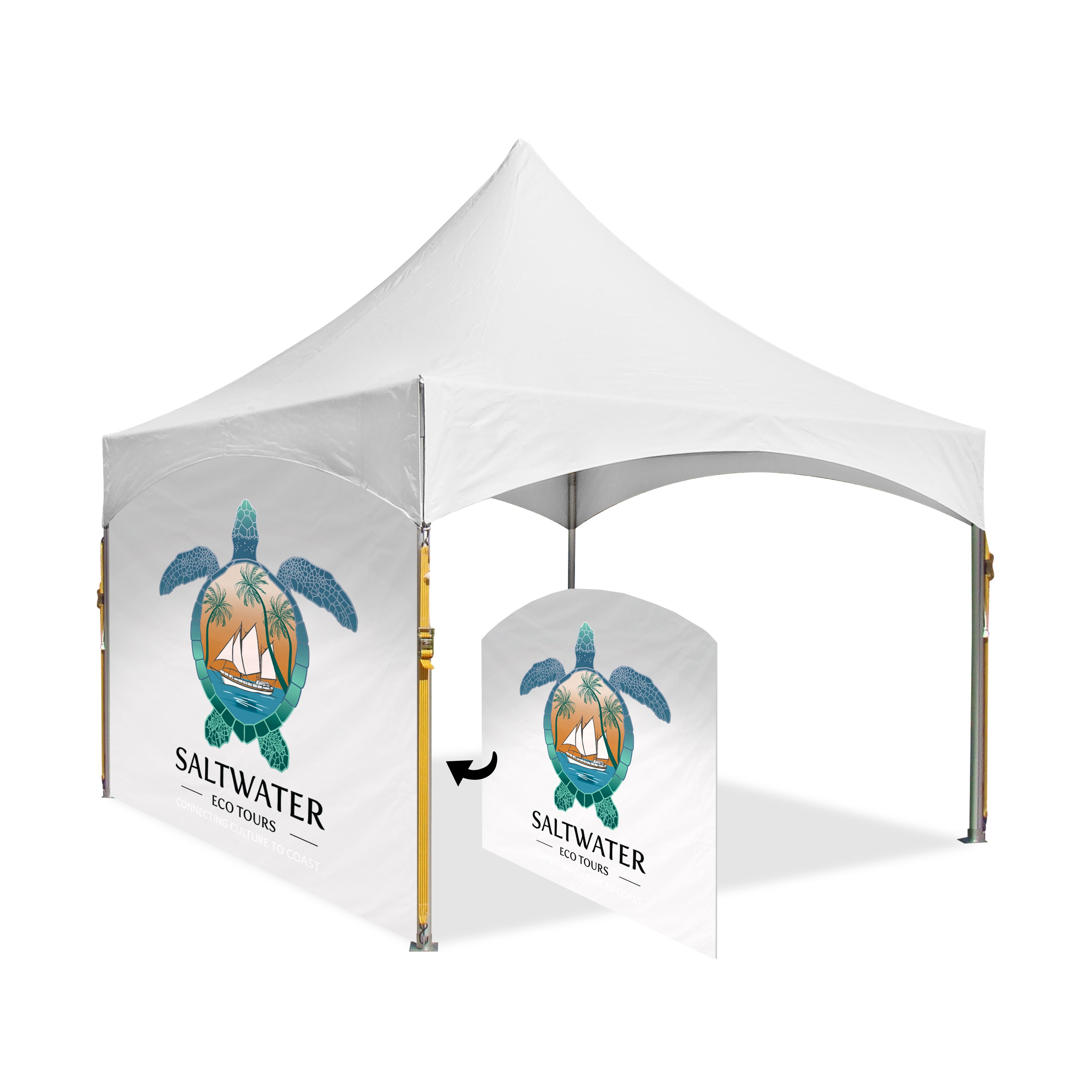 10' Pavilion Printed Wall | Semi-Permanent Tent Accessory