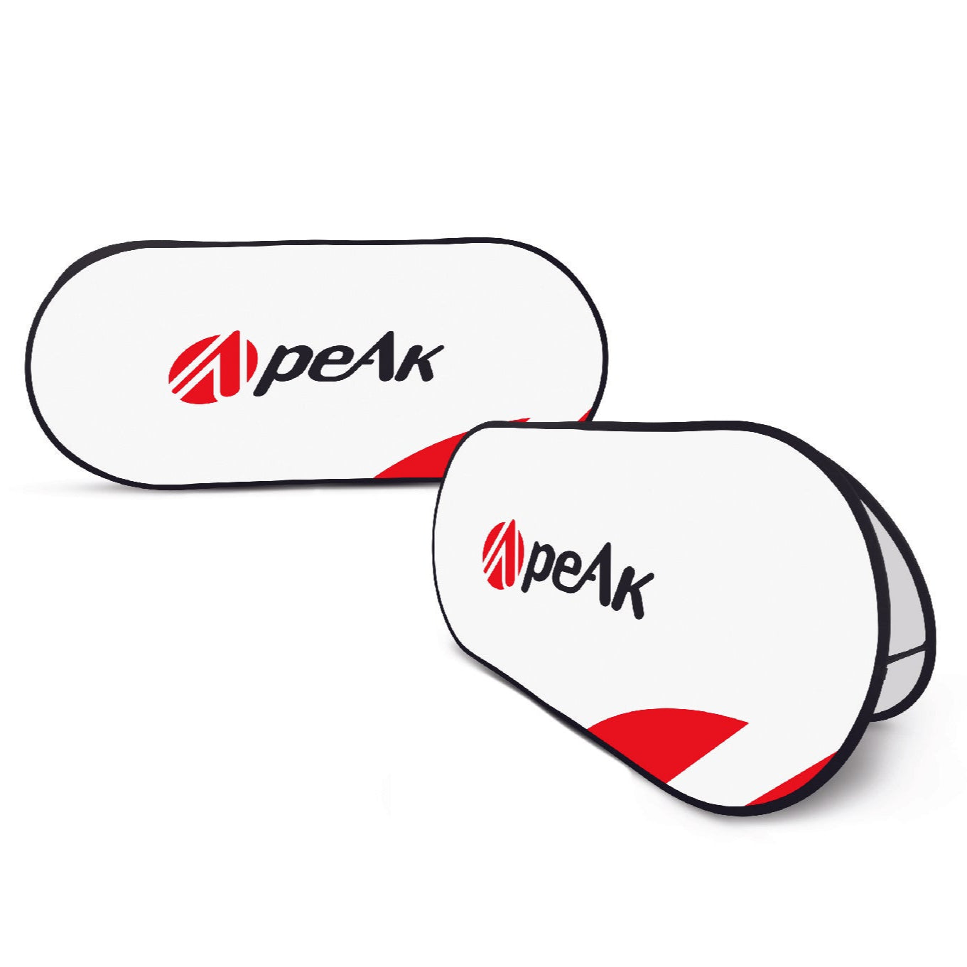 Oval Pop Banners - Promotional Signage