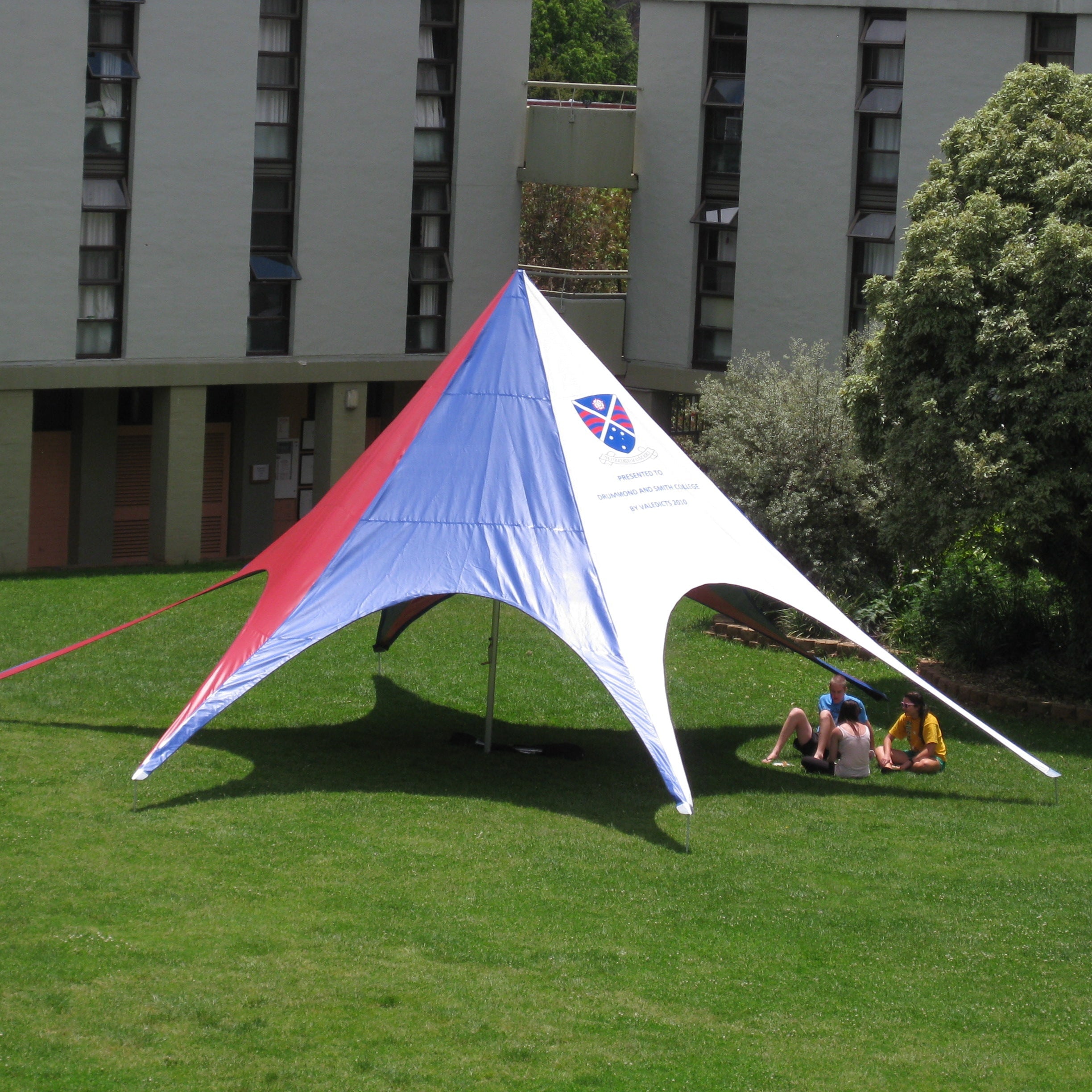 20ft Single Pole Custom Star Shade | Star Tents