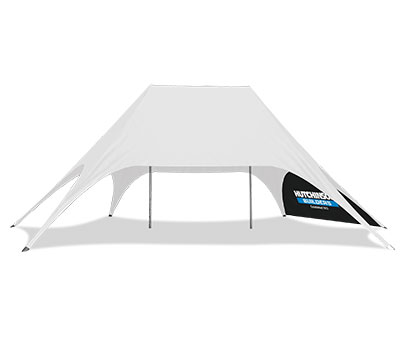 54ft x 34ft Star Shade Custom Walls | Star Tents