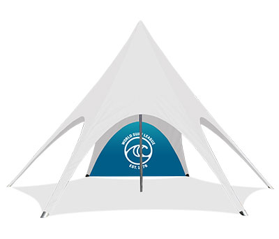 20ft Star Shade Custom Wall | Star Tents