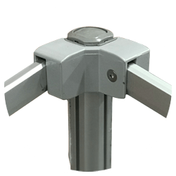 corner connector for heavy duty canopy