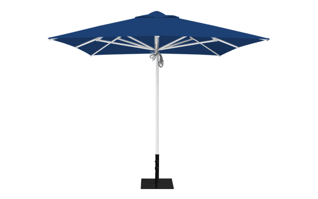 product display saville umbrella square 2.5m x 2.5m