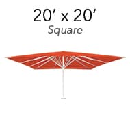 20ft x 20ft 200 Series Square Umbrella